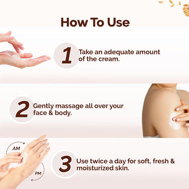 Mamaearth Rice Dewy Bright Light Moisturizing Cream With Rice Water & Niacinamide For Glass-Skin 200G |For Face, Hands & Body|24H Long-Lasting Moisturization|Non-Greasy Quick Absorbing, All Skintypes